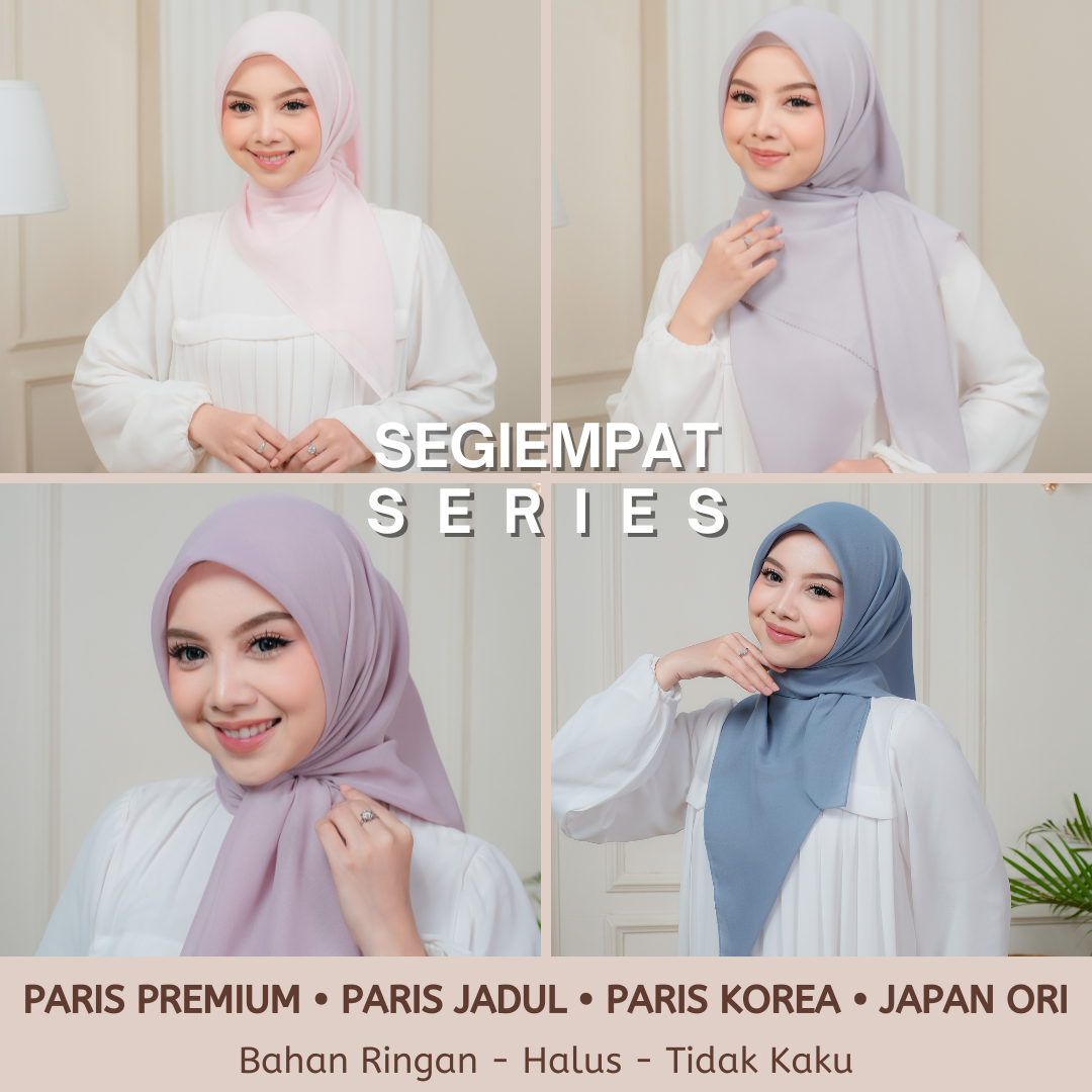 hijab segi empat grosir, katalog hijab murah, segiempat hijab, paris jadul, paris premium, paris korea, paris japan ori